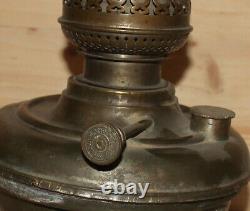 Antique German Blitz Merkur metal oil gas lamp
