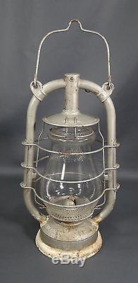 Antique German Feuerhand #323 Kerosene Lantern Hanging Light Hurricane Oil Lamp
