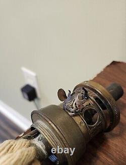 Antique German Wall Mount Oil Lamp