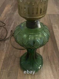 Antique Glass Oil Lamp Converted Chimney, Mexico, Estrella, does no glow