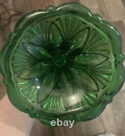 Antique Glass Oil Lamp Converted Chimney, Mexico, Estrella, does no glow