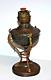 Antique Greek Mythology Themed Copper Bronze Oil Lamp with Matador brand burner