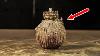 Antique Grenade Shaped Oil Lamp Restoration With Amazing Outcome