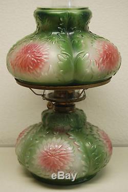 Antique Gwtw Gone With The Wind Oil Kerosene Old Parlor Banquet Victorian Lamp