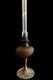 Antique Hand Blown Glass Oil Burner- A Franch Art Nouveau Depose
