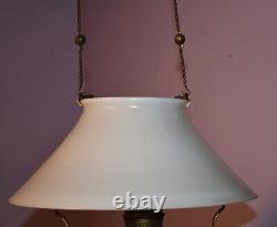 Antique Hanging Parlor Oil Lamp New Juno No 1 Rare Find Circa 1890's