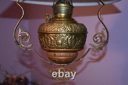 Antique Hanging Parlor Oil Lamp New Juno No 1 Rare Find Circa 1890's