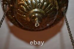 Antique Hanging Parlor Oil Lamp New Juno No 1 Rare Find Circa 1890's