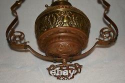 Antique Hanging Parlor Oil Lamp New Juno No 1 Rare Find Circa 1890's