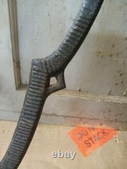 Antique Hanging Wrought Iron Kerosene Lamp Holder Very Large