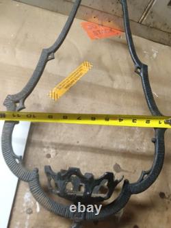 Antique Hanging Wrought Iron Kerosene Lamp Holder Very Large