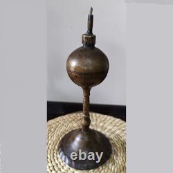 Antique Himalayan Kerosene Oil lamp from Nepal tuki Collective Art, RB