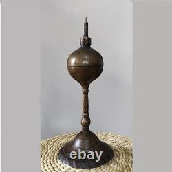 Antique Himalayan Kerosene Oil lamp from Nepal tuki Collective Art, RB