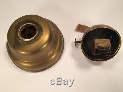 Antique Hurricane Lantern Co. Brass Kerosene Skaters Lamp. Patented 1800's, Oil