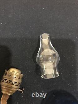 Antique Ice Blue No 300 Central Glass Miniature Oil Lamp SMITH II, FIG. 175