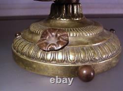 Antique Italian Grand Tour Bronze Oil Lamp Neoclassical 19th c