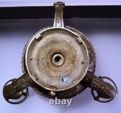 Antique Italian Grand Tour Bronze Oil Lamp Neoclassical 19th c