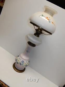 Antique Kerosene Banquet Lamp Still In Oil