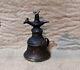 Antique Kerosene Oil lamp from Nepal bird on top Collective Art, T4