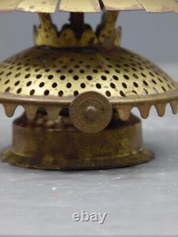 Antique Leaf & Berry Christmas Tree Form Dtd Collins Burner & Chimney Set-up