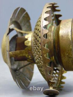 Antique Leaf & Berry Christmas Tree Form Dtd Collins Burner & Chimney Set-up