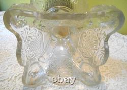 Antique Lion and Baboon Large Oil Lamp with Burner Excellent 1890's