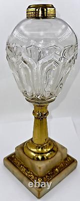 Antique MT WASHINGTON HOWE Composite Oil Kerosene Lamp THURO Owned Bk3 Published