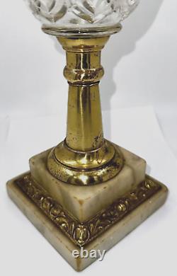 Antique MT WASHINGTON HOWE Composite Oil Kerosene Lamp THURO Owned Bk3 Published