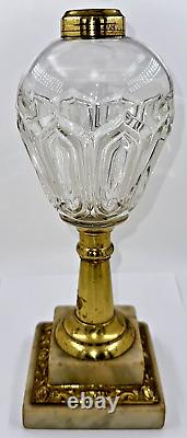 Antique MT WASHINGTON HOWE Composite Oil Kerosene Lamp THURO Owned Bk3 Published