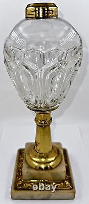 Antique MT WASHINGTON HOWE Composite Oil Kerosene Lamp THURO Owned Bk3 Published