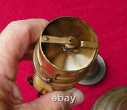 Antique Mechanical 1880 Clockwork HITCHCOCK Patent Oil Lamp WORKS WIND UP FAN