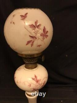 Antique Miniature Banquet Oil Lamp All Orig. Excellent Cond. Plume & Atwood P&A