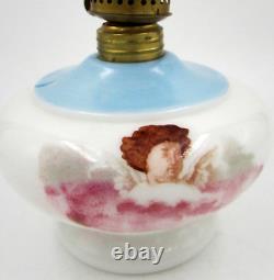 Antique Miniature GWTW Oil Kerosene Lamp Smith 1 Fig. 323, Prayer / Angel Child