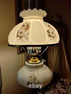Antique Mitchell Gone With The Wind Hurricane Converted Oil Floor lamp 1920s