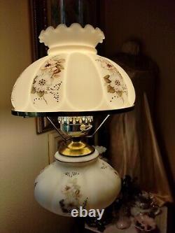 Antique Mitchell Gone With The Wind Hurricane Converted Oil Floor lamp 1920s