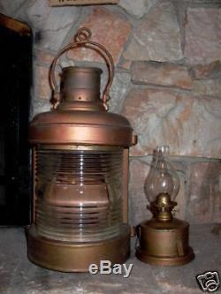 Antique Nautical Maritime Boat Ship Oil Lantern Lamp