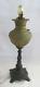 Antique New Juno No. 2 Brass Cast Iron Parlor Oil Lamp- Converted to Electric
