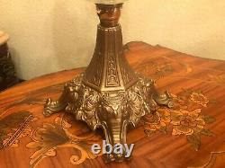 Antique Oil Kerosene Lamp Height 57 cm