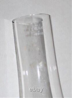 Antique Oil Lamp Barrie EAPG Glass Kerosene Lamp White Glass Base Patent 1875