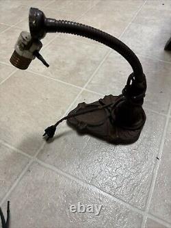 Antique Oil Lamp Bronze 2 Lb Untested