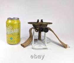 Antique Oil Lamp Burner Wright & Butler Multum in Uno Duplex Burner, Patent