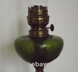 Antique Oil Lamp, German Matador Brenner Art Nouveau Oil Lamp 4200