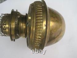 Antique Oil Lamp Hinks Bham With Key Lift Brass 80 GP
