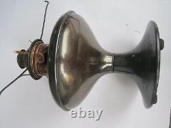 Antique Oil Lamp Plume & Atwood Waterbury CT Large Metal