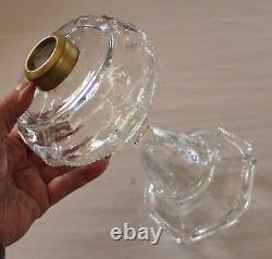 Antique Oil Lamp Queen Heart Lamp For #2 Burner