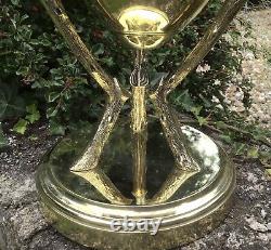 Antique Oil Lamp Rare Defries Central Draught Brass Oil Lamp Louis Sepulchre