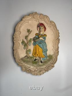 Antique Oil Lamp Shade Hand-Painted Pansies Flowers Mt. Washington Glass GUC