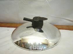 Antique Oil Lamp Wall Bracket Mercury Glass Reflector Fluid Socony Light Kero