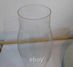 Antique Oil Lamp withCurrie & Ives Hunting Shade-Fishing & Deer Hunting 23 X 10.25
