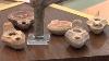 Antique Oil Lamps Ushabti Earthen Middle Eastern Statuary Pottery